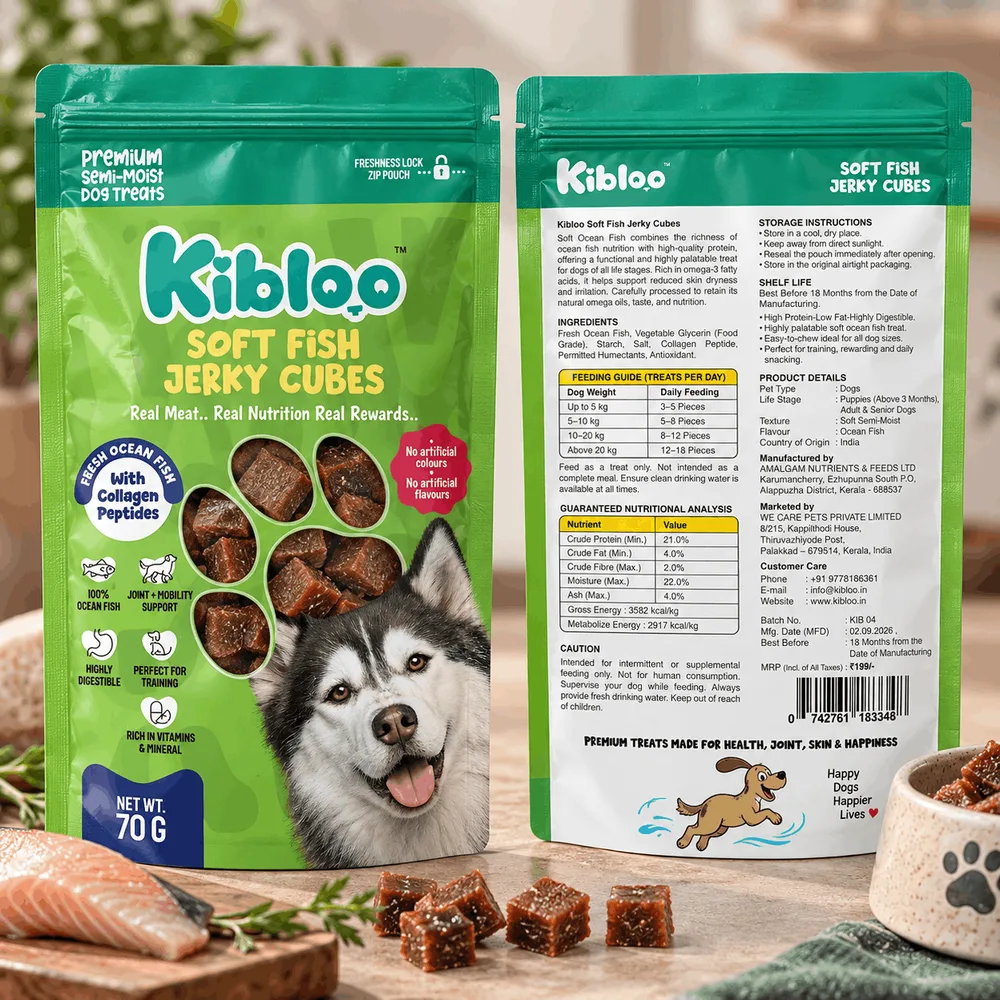 Soft Fish Jerky Cubes